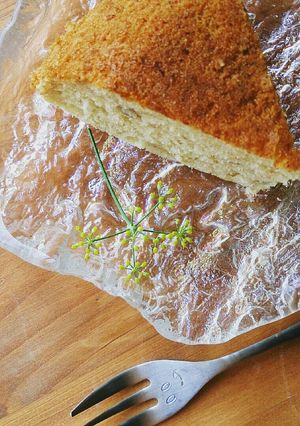 バナナココナッツ炊飯器ケーキ。-レシピのメイン写真