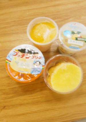 暑いねえ!冷凍ゼリー&冷凍プリン-レシピのメイン写真