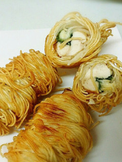 鶏ささ身チーズのそうめん巻き-レシピのメイン写真