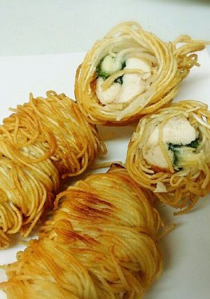 鶏ささ身チーズのそうめん巻き-レシピのメイン写真