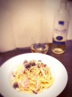 本格ベーコンときのこのクリームパスタ-レシピのメイン写真