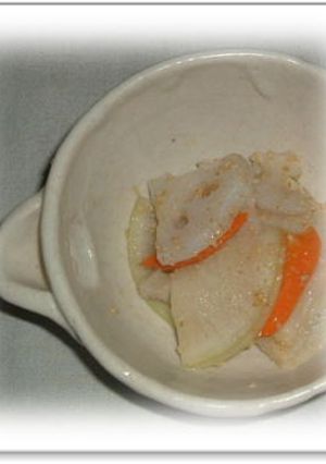 根菜類の胡麻酢和え-レシピのメイン写真