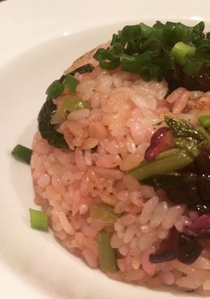 【簡単】柴漬けと野沢菜のチャーハン-レシピのメイン写真