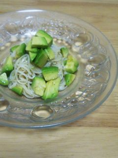 さっぱり簡単♪アボカドそうめん-レシピのメイン写真