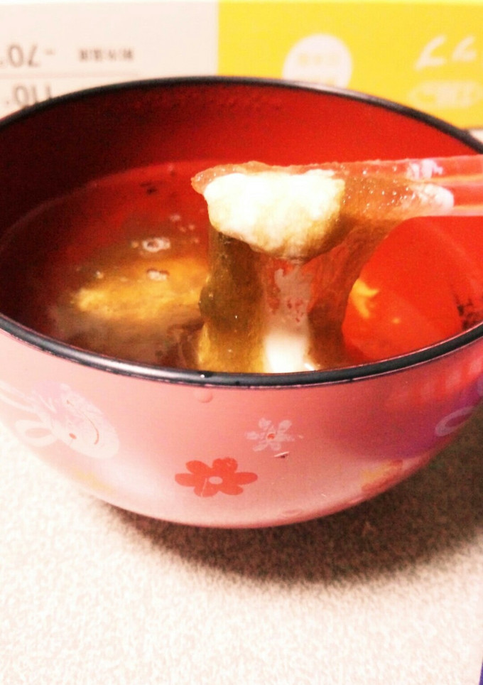 チーズのとろろ昆布巻入り簡単すまし汁-レシピのメイン写真