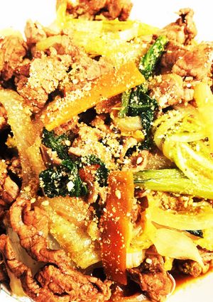 糖質制限★野菜たっぷり極旨プルコギ韓国風-レシピのメイン写真
