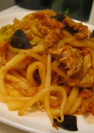 コリアン風★焼きうどん-レシピのメイン写真