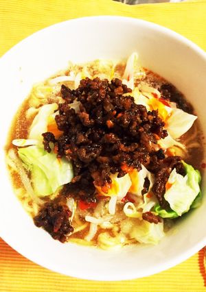 【食欲増進】夏だから担々麺の肉味噌-レシピのメイン写真