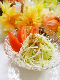 キュウリ&大根SALAD♡-レシピのメイン写真