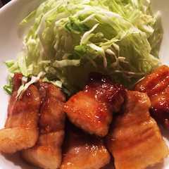 รูปของ 豚バラの照り焼き