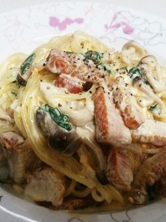 簡単カルボナーラ-レシピのメイン写真