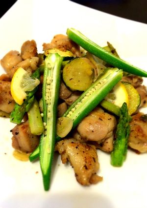 夏野菜のレモン炒め-レシピのメイン写真