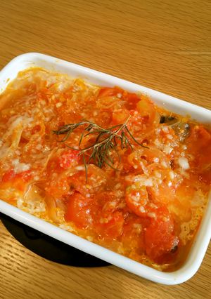 さばとチーズのトマトグラタン-レシピのメイン写真