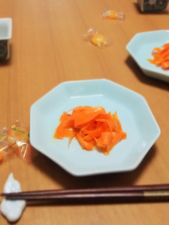 オレンジアメのお手軽にんじんマリネ-レシピのメイン写真