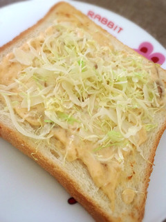 ツナマヨキャベツトースト♪-レシピのメイン写真