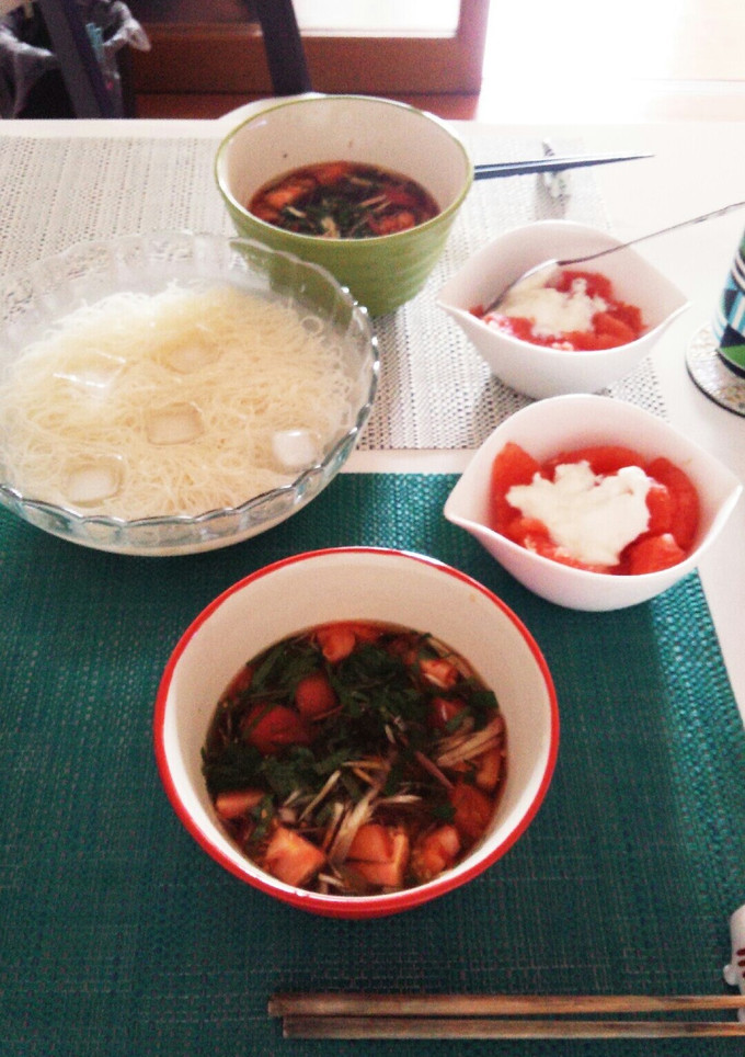 夏の素麺　我が家の定番-レシピのメイン写真