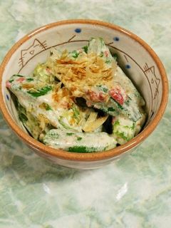 オクラ梅マヨネーズ和え-レシピのメイン写真