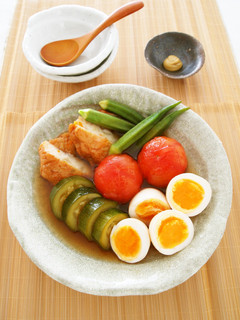 夏野菜の冷やしおでん-レシピのメイン写真