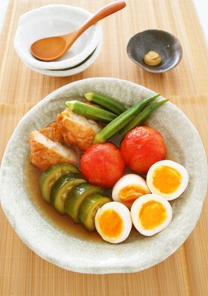 夏野菜の冷やしおでん-レシピのメイン写真