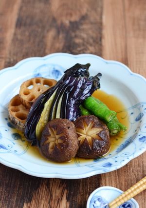 秋野菜の揚げ浸し【作りおき】-レシピのメイン写真