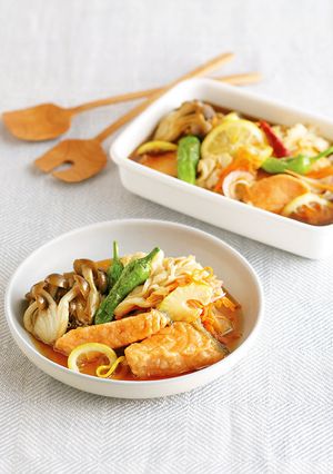 野菜たっぷり鮭の南蛮漬け-レシピのメイン写真