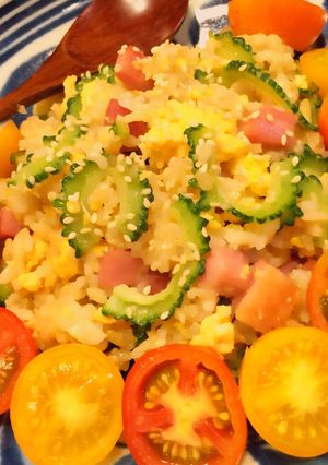 玄米が美味しい!ゴーヤチャーハン☆-レシピのメイン写真