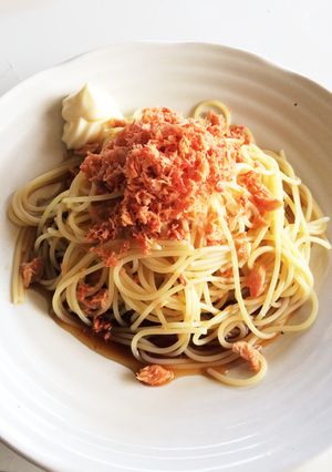 冷製中華パスタ(鮭フレーク)-レシピのメイン写真