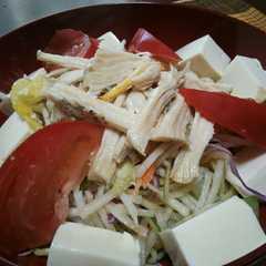 パパッとコンビニレシピ【冷麺】-レシピのメイン写真
