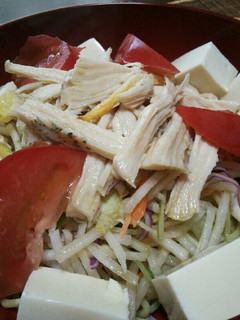 パパッとコンビニレシピ【冷麺】-レシピのメイン写真