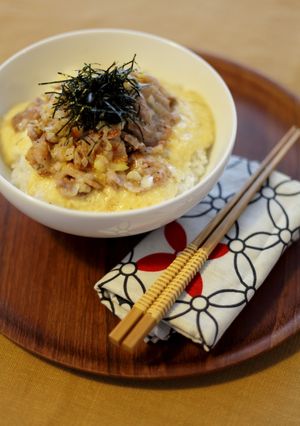 ネギ塩豚のとろろ丼☆埼玉の味覚いっぱい♪-レシピのメイン写真