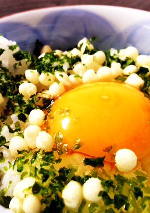 夏はこれ！我が家の簡単冷やしTKG！-レシピのメイン写真