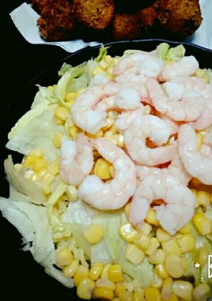 超簡単！エビとキャベツのラーメンサラダ-レシピのメイン写真
