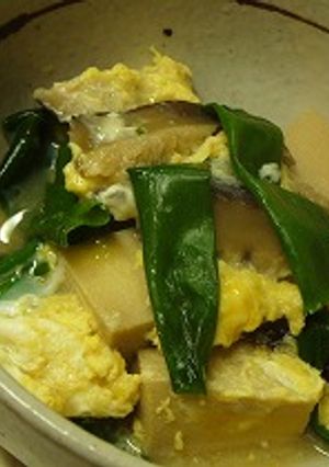 高野豆腐の卵とじ♪-レシピのメイン写真