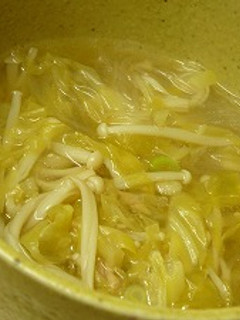 白菜春雨スープ♪-レシピのメイン写真