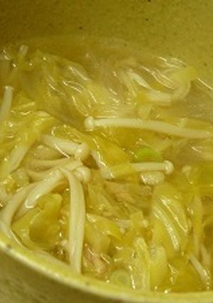 白菜春雨スープ♪-レシピのメイン写真