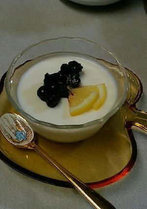 ヨーグルトババロア-レシピのメイン写真