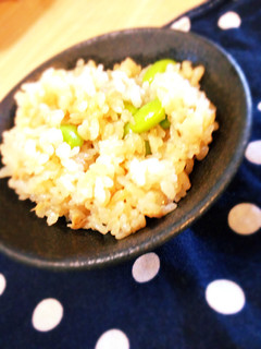 ヘルシーコトコトでツナと枝豆の炊込御飯-レシピのメイン写真