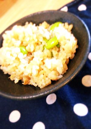 ヘルシーコトコトでツナと枝豆の炊込御飯-レシピのメイン写真