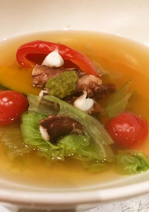 レンジDEたこスープ-レシピのメイン写真