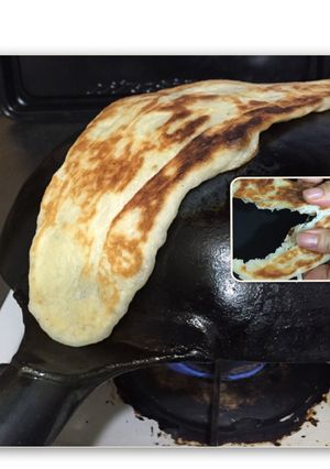 必見!中華鍋でバリッとさけるナン焼こう!-レシピのメイン写真