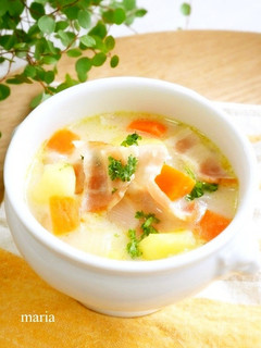 ベーコンと野菜のミルクスープ(シチュー)-レシピのメイン写真