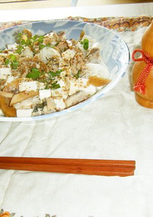 サバ缶で簡単味わい深い乗っけ盛りそうめん-レシピのメイン写真