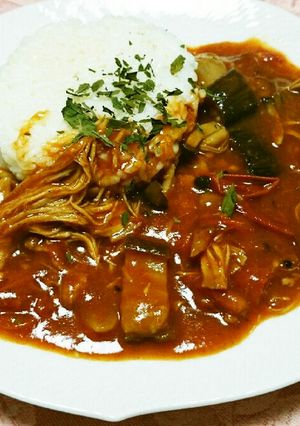 大玉トマトとチキンのカレー。-レシピのメイン写真