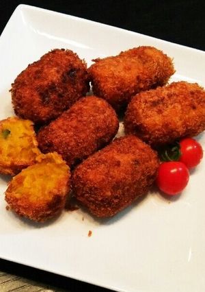 簡単に美味しく♪カボチャコロッケ-レシピのメイン写真