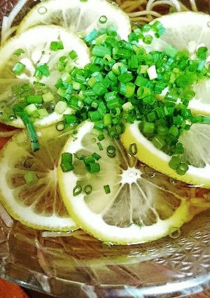 夏にぴったり！お手軽☆爽やかレモン蕎麦☆-レシピのメイン写真