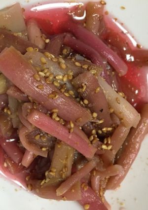 ずいきの酢の物-レシピのメイン写真