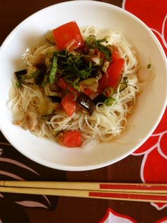 和風ラタトゥイユそうめん-レシピのメイン写真