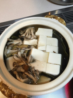昆布を食べる湯豆腐-レシピのメイン写真