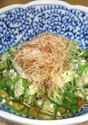 居酒屋気分☆きざみオクラの酢の物-レシピのメイン写真