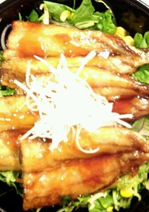 野菜たっぷり☆いわしの蒲焼き丼-レシピのメイン写真